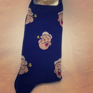 Popeye Men's Socks Shoe Size 6-12